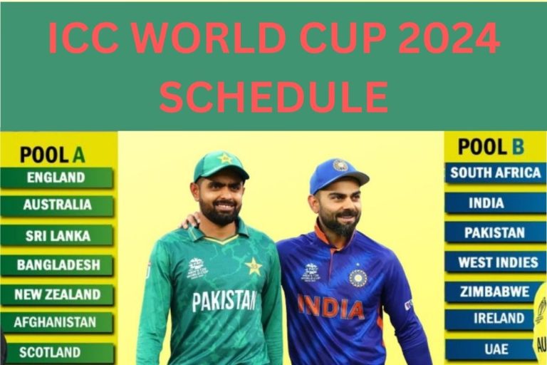 ICC World Cup Schedule 2024 Points Table, Time Table, Fixtures